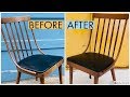 Mid Century Chair Restoration | Refinish | Reglue