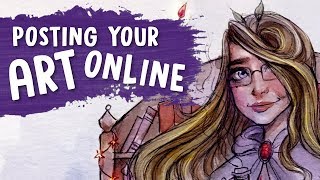 POSTING YOUR ART ONLINE - Tips, Drawing Amino and its new features! | Jenna Drawing screenshot 1