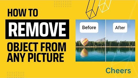 How to remove any unwanted object, defect, people or text from your pictures in seconds! 🔥 | Cheers