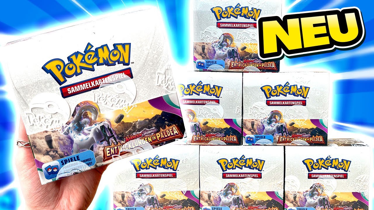 Ein GANZES 800€ CASE von ENTWICKLUNGEN IN PALDEA 🔥 Pokémon Display Case Opening