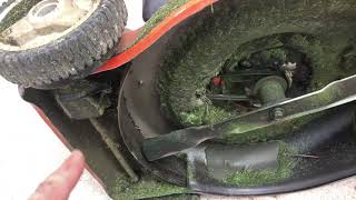 How to fix a self propelled lawn mower control cable