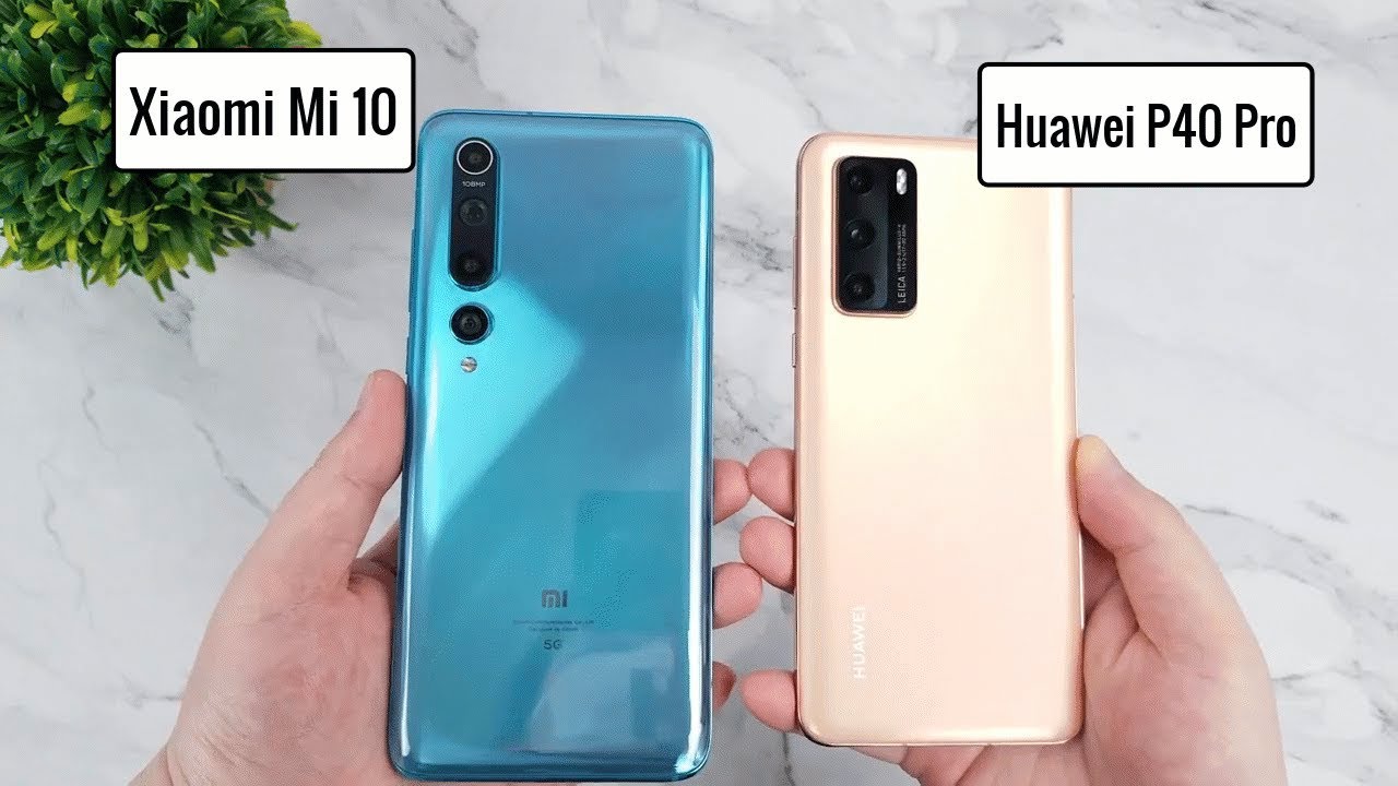 Xiaomi Mi 10 VS  Huawei  P40 Speed Test Comparison 