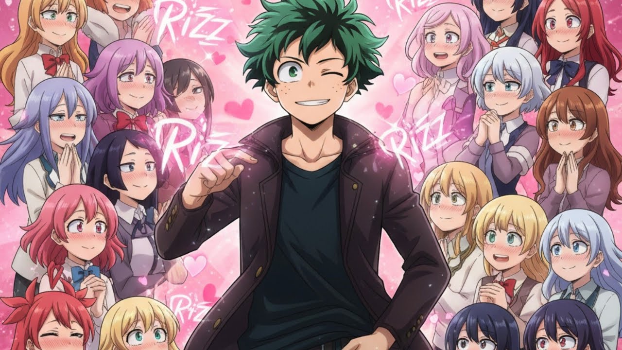 What if Deku Rizzz the all girl of mha verse & got massive harem