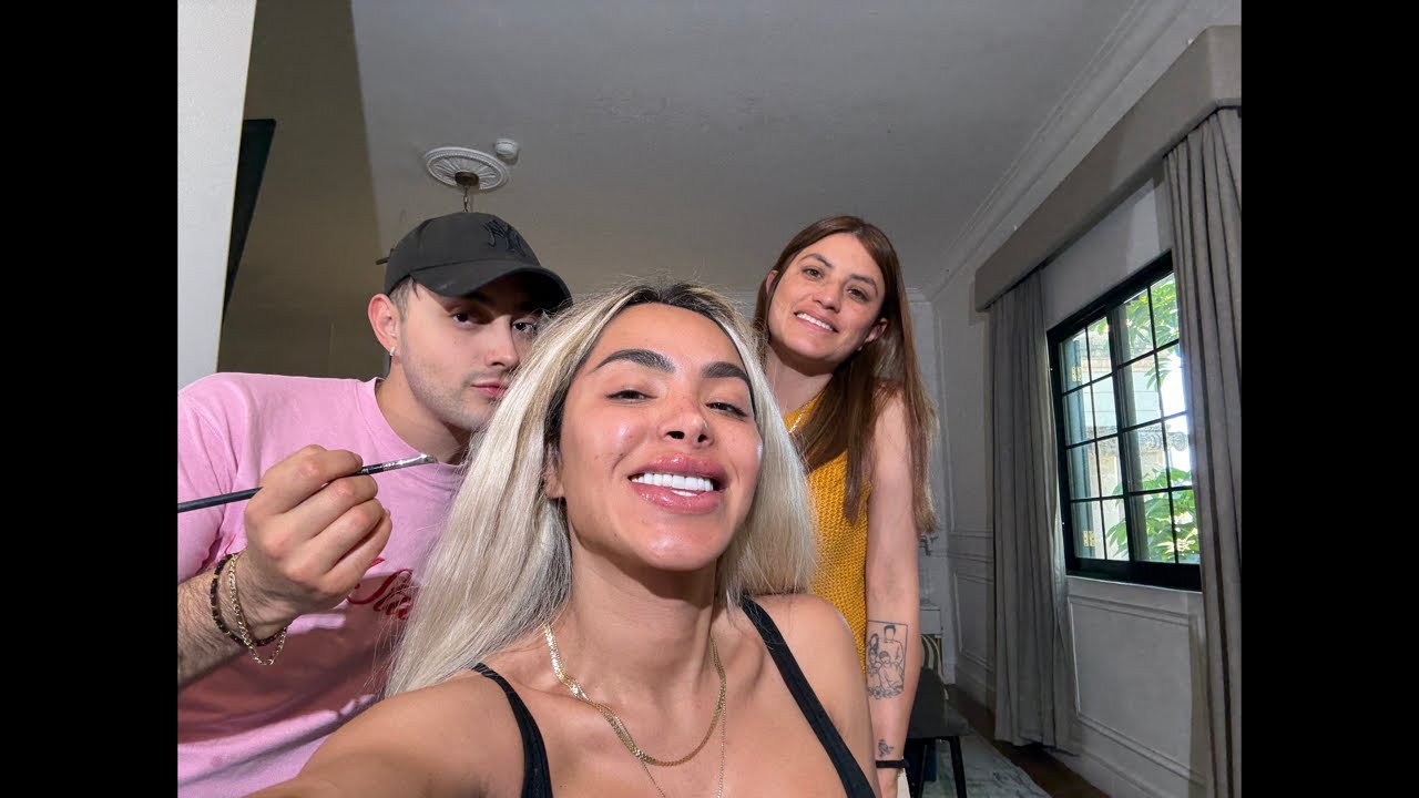 Maquillaje viejo de Lalo y peinado por Wendy