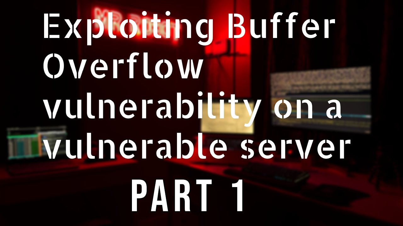 Exploiting Buffer Overflow vulnerability on a vulnerable server ...