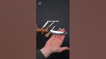 Gouges or chisels? One curves, one cuts straight—both carve details ✨ #WoodCarving #BeaverCraftTools