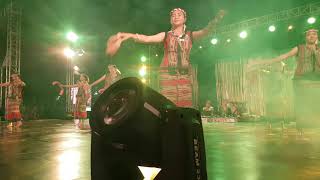 Tarian Gantar Mencukuq Dayak Benuaq Tanjung Isuy di Jakarta International Folklore Festival  2019