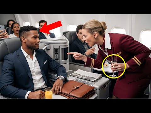 Flight Attendant Yells at Black Man in First-Class — Not Knowing He's the Airline’s New CEO