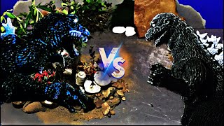 GMK Godzilla 2001 vs Godzilla 1954 (Stop Motion)