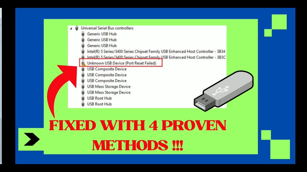 Solve “Unknown USB Device Port Error? | How-To Guide | Rescue Digital Media - YouTube