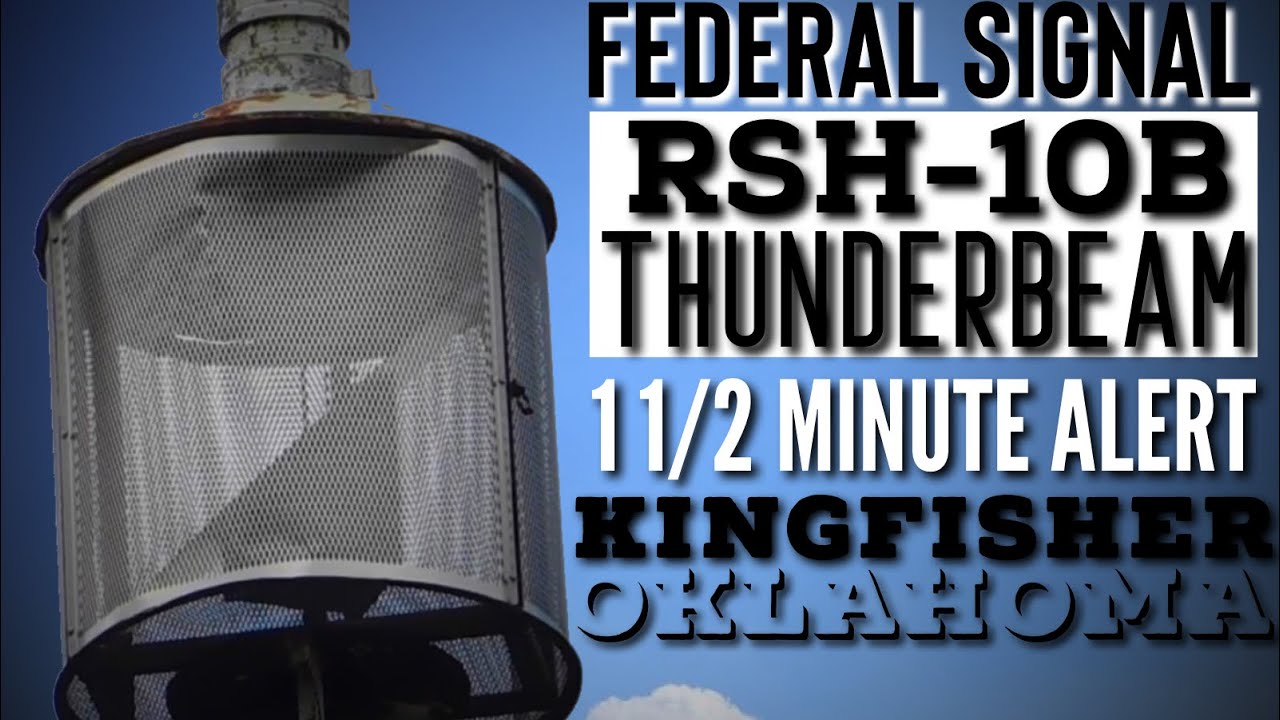 (Very High Pitched) FS RSH-10B Thunderbeam | 1 1/2 Min. Alert | Kingfisher, Oklahoma | 10/9/21