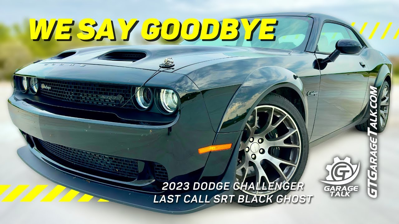 2023 Dodge Challenger Black Ghost Special Edition: Saying Goodbye to a  Legend 