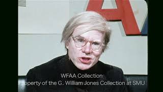 WFAA Interview with Andy Warhol