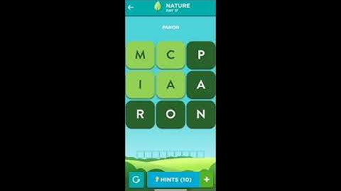 WordBrain 2 Nature Event Day 17 March 10 2021 Answers and Solutions