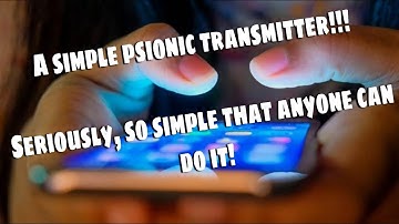 A Simple Psionic Transmitter using your cellphone and a quartz crystal