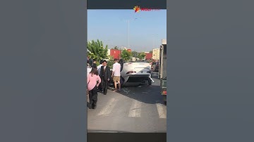 Hải Phòng: Xe rước dâu bị lật lăn quay, cô dâu và chú rể phải vào viện cấp cứu | Moli Star #shorts