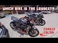 KAWASAKI Z1000 AND KAWASAKI ZX10R WHICH ONE IS LOUDEST | Z1000 CHANGE COLOR | AUTOFOIL | 27
