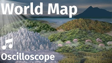 World Map - Pikmin 2 (High Quality + Oscilloscope)