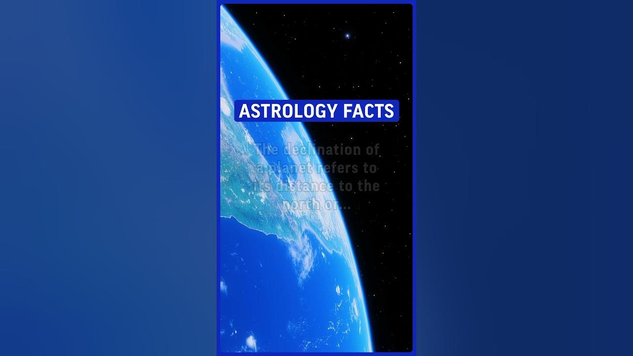 The declination of a planet refers to its distance north or south of the celestial… #astrology