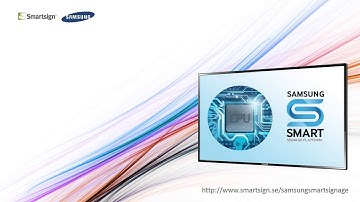Smartsign Samsung SMART Signage SSSP - Slide Presentation
