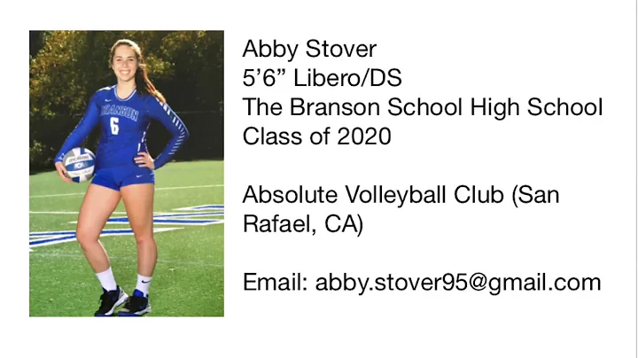 Abby Stover Varsity Highlights Libero/DS '2020