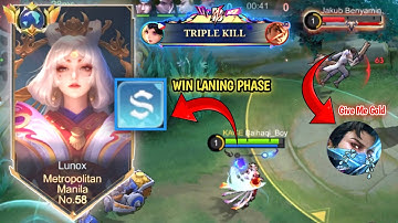 LUNOX TUTORIAL 2025 GOLD LANE || LUNOX BEST BUILD 2025 GOLD LANE GAMEPLAY