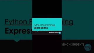 Expressions in Python | Detailed video in description👇| @LastBenchStudents3  #shorts #education