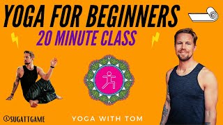 Yoga For Complete Beginners - 20 Minute (At Home) Yoga Workout!