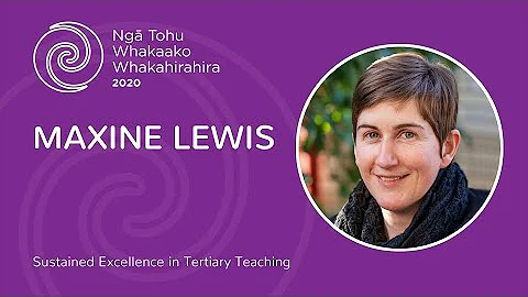 Dr Maxine Lewis  Recipient of a 2020 Tertiary Teac...