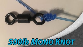 How To Tie a 500lb Heavy Mono Knot | Great For Shark Fishing