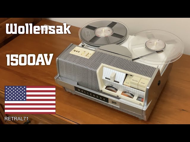 Wollensak 1500AV Reel to Reel Tape Recorder 