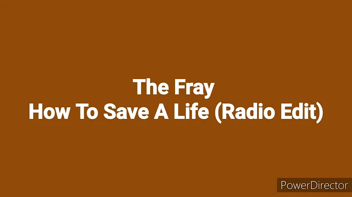 The Fray - How To Save A Life (Radio Edit) (pitch +0.2)