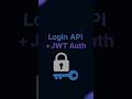 Build a Secure Login API with JWT — Node.js #nodejs #javascript #authentication #jwtauthentication