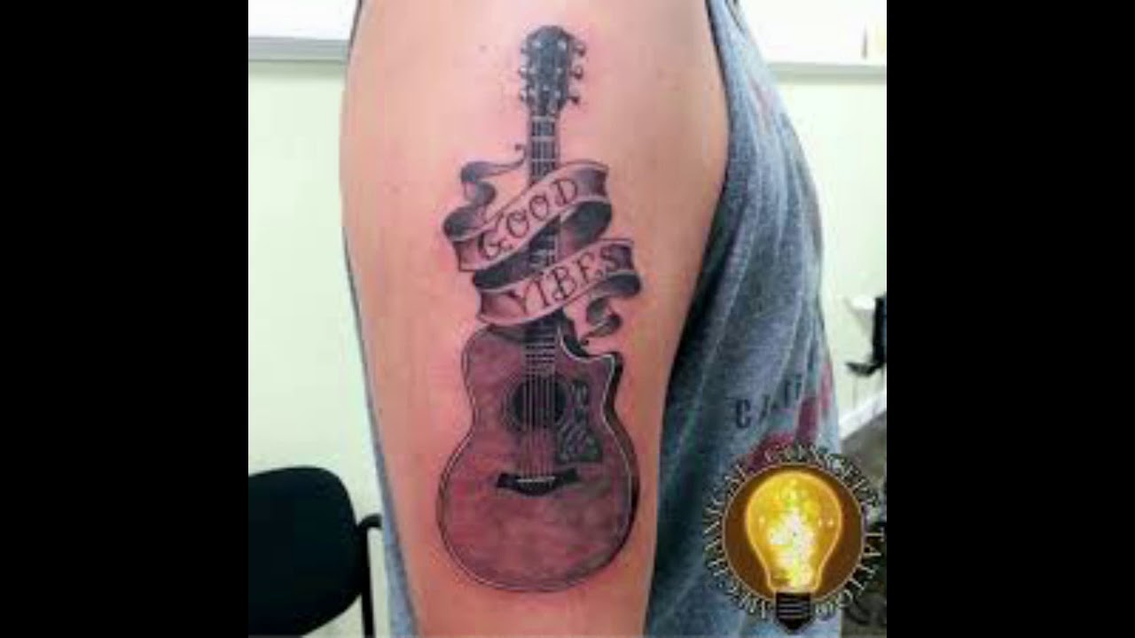 guitar tattoo ideas for men