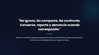 Reportar contenido inapropiado en plataformas digitales