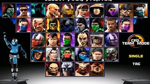 Mortal Kombat Komplete ( Mortal Kombat Trilogy ) CYBER SUB-ZERO Gameplay Playthrough