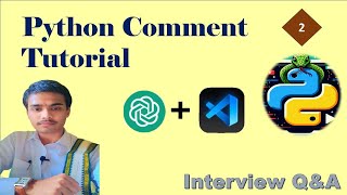 2.Python Comment and TR Interview Q&A #ChatGpt |Python easy| Python Shortcuts |Genie| MITHRAMMA IT |