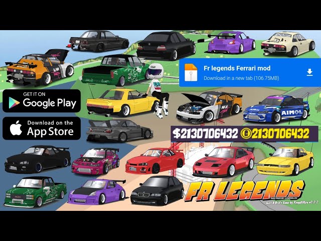 FR LEGENDS MOD PACK V.0.3.3| FERRARI | 300ZX | KENGAI | GMC | RX7