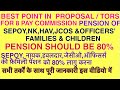 BESTPOINT 8 CPC TORS.SEPOY,NK,HAV,JCOS &amp; OFFICERS’ FAMILY PENSION SHOULD BE 80% of SERVICE PENSION 