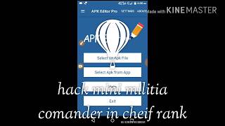 Hack mini militia rank and ex earned 100% work by apk editor pro