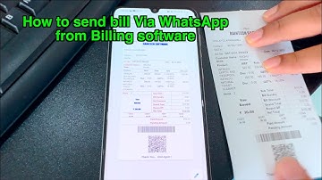 How to send Bill via Whatsapp form Billing Software Raintech POS Billing software