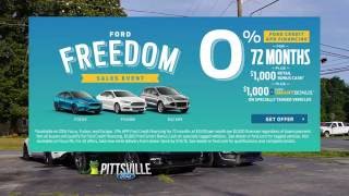 0% for 72 Months at Pittsville Ford During Labor Day Sales Event
