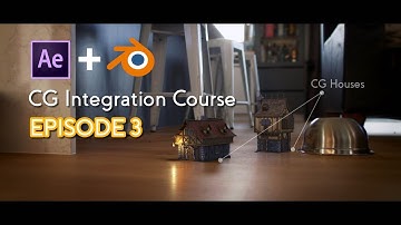CG Integration into Live Action Footage Blender + After Effects Tutorial (Part 3)