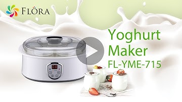 Flora Yoghurt Maker FL-YME-715 Making Yoghurt