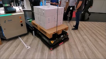 Cobot Palletizing Intralogistik-Anbindung