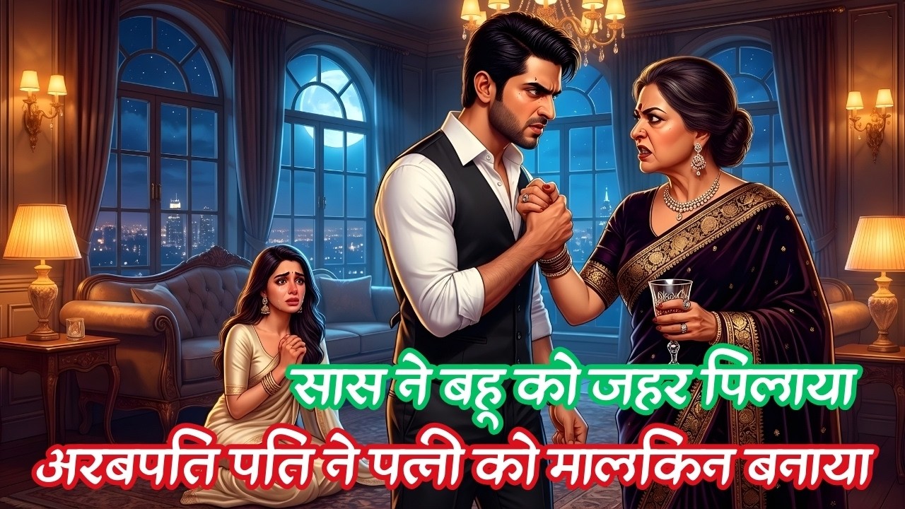 सास ने गरीब बहू को जहर पीने पर मजबूर किया, अरबपति पति ने साजिश का पर्दाफाश किया और उसे विरासत सौंपी!