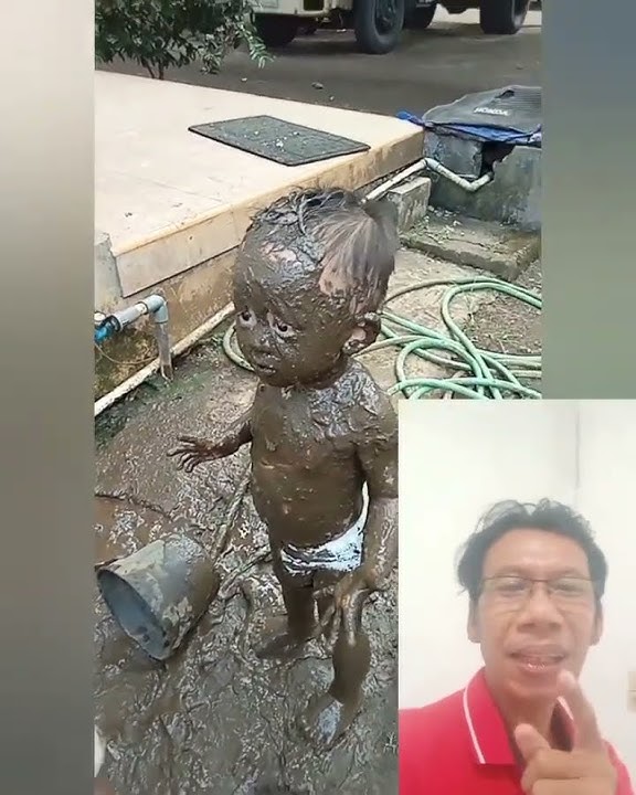 NGAKAK HABIS BOCIL PASRAH DIBEDAKI LUMPUR#memelucu#viiral#trending#feedshorts#funny#fyp...REATION