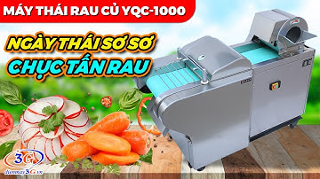 Máy Thái Rau Củ Quả Đa Năng YQC-1000 Cắt Hàng Tấn Rau/Giờ | Điện máy 3G