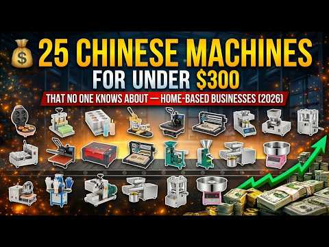 💰25 Chinese Machines for Under $300 That Nobody Knows About — Home-Based Businesses (2026)