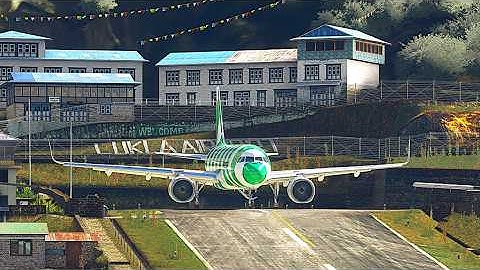 A320 Conquers Lukla’s Deadly Runway – Incredible Pilot Skill!